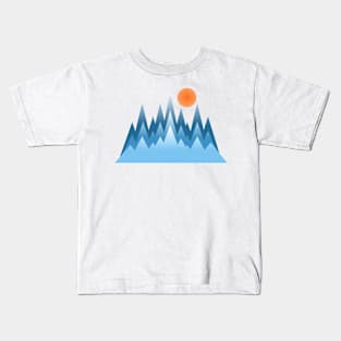 Blue mountains Kids T-Shirt